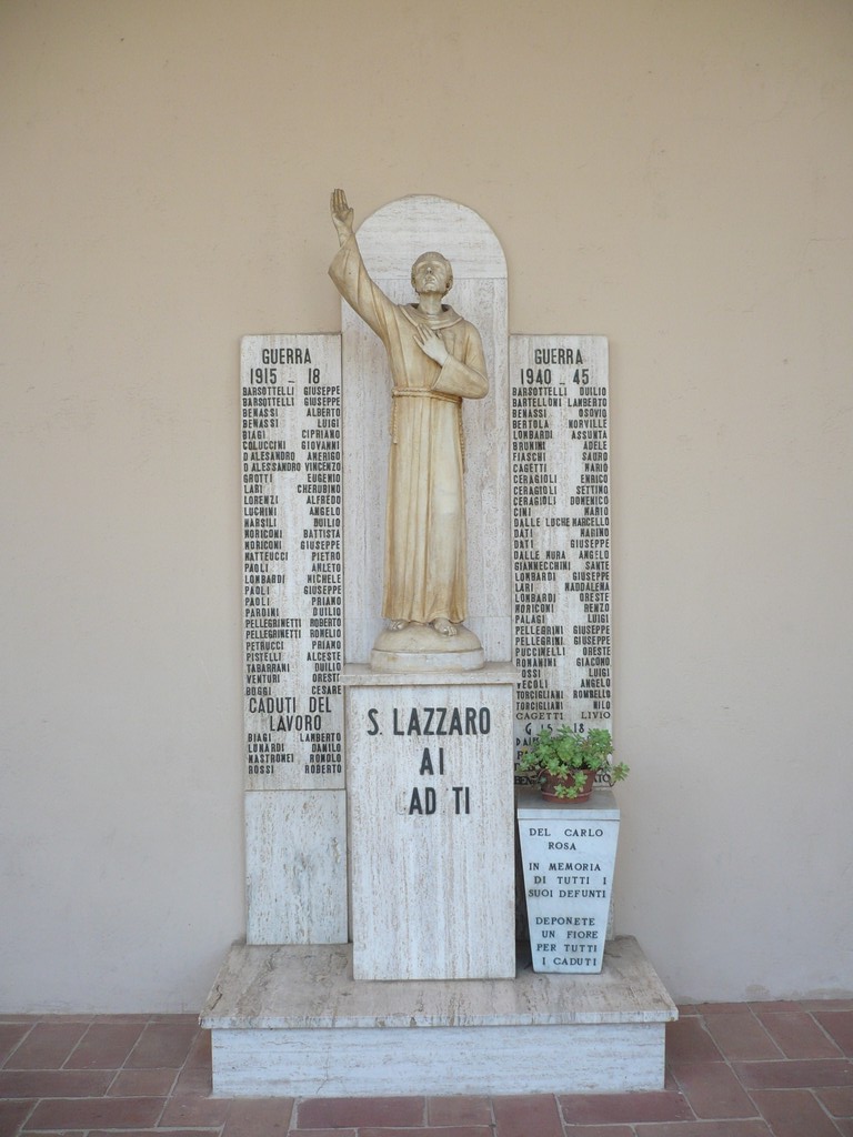 monumento ai caduti - a lapide - ambito toscano (seconda metà sec. XX)