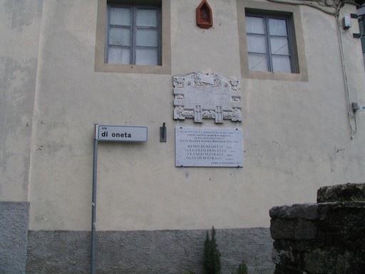 lapide commemorativa ai caduti di A. Petri (primo quarto sec. XX)