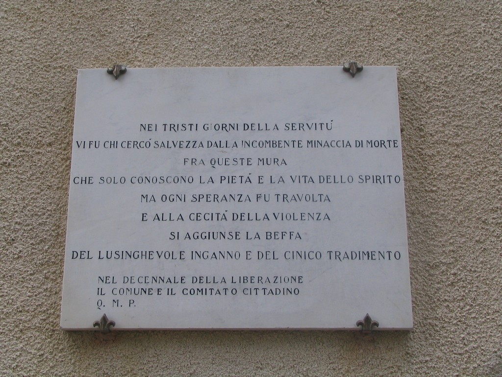 lapide commemorativa ai caduti - ambito toscano (seconda metà sec- XX)