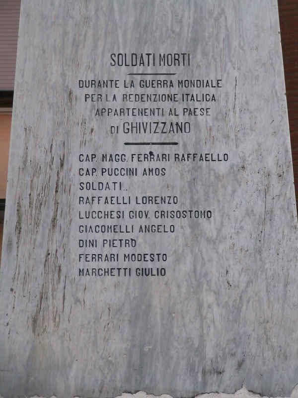 allegoria del sacrificio del soldato per la Patria (monumento ai caduti - ad ara) di Passaglia Augusto, Frati Socrate (sec. XX)