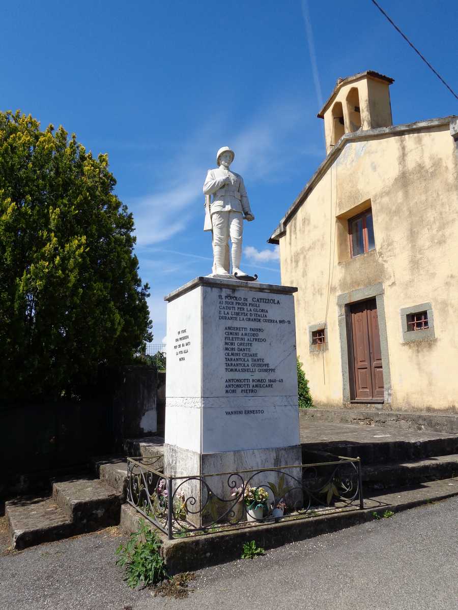 figura di soldato: fante (monumento ai caduti) - ambito toscano (Sec. XX)