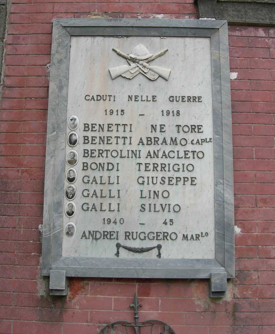 lapide commemorativa ai caduti - ambito toscano (secondo quarto Sec. XX)