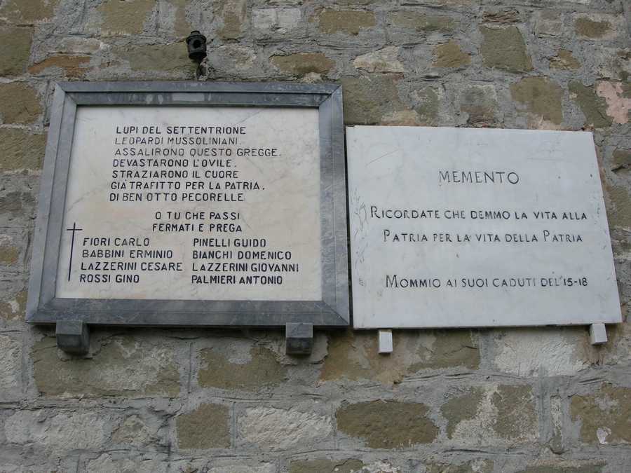 lapide commemorativa ai caduti - ambito toscano (secondo quarto Sec. XX)