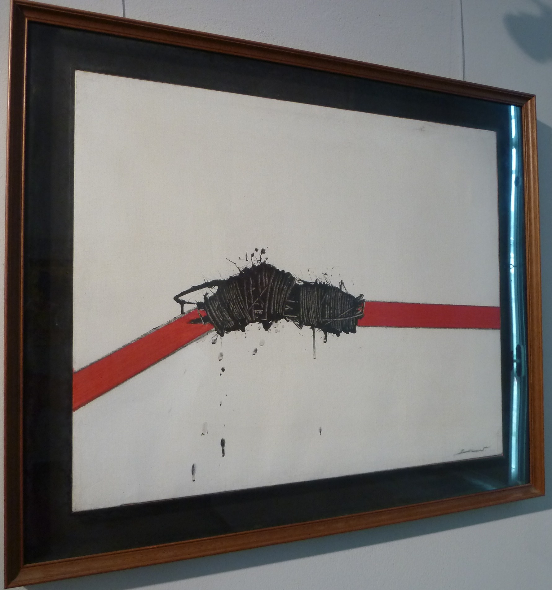 Legati, nodo (dipinto, opera isolata) di Scanavino Emilio (terzo quarto Sec.XX)