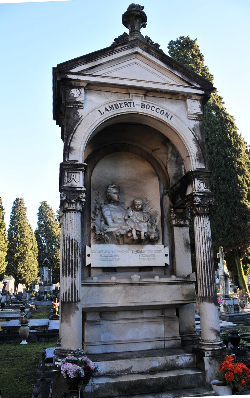 Ritratto delle due defunte (monumento funebre) di Garilarti G (fine/ fine XIX)