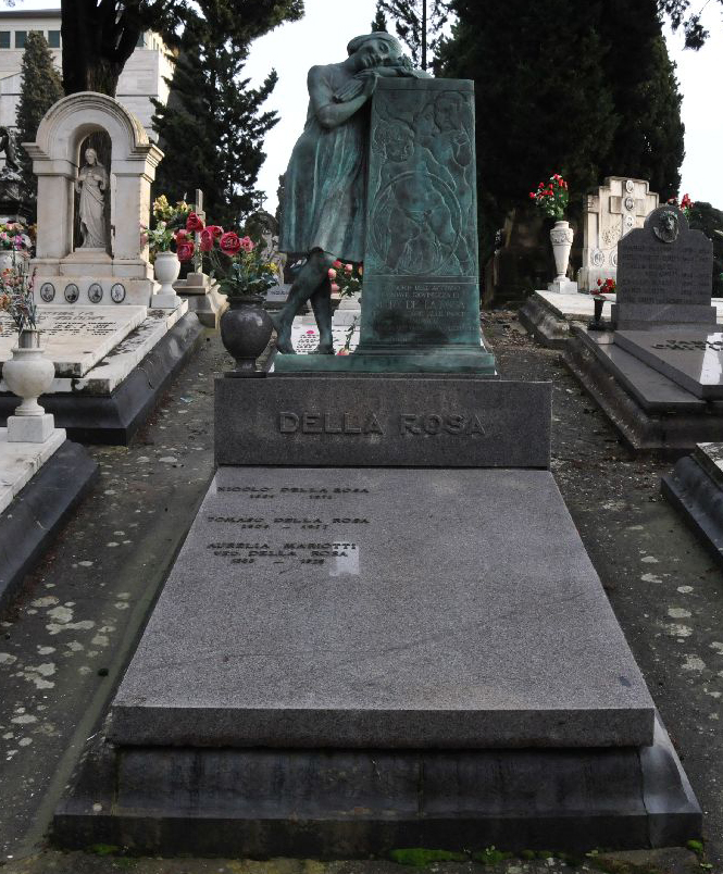 Monumento funebre per Mary Della Rosa, Monumento funebre per Mary Della Rosa (monumento funebre, opera isolata) di Angiolo Del Santo (scuola) (primo quarto sec. XX)