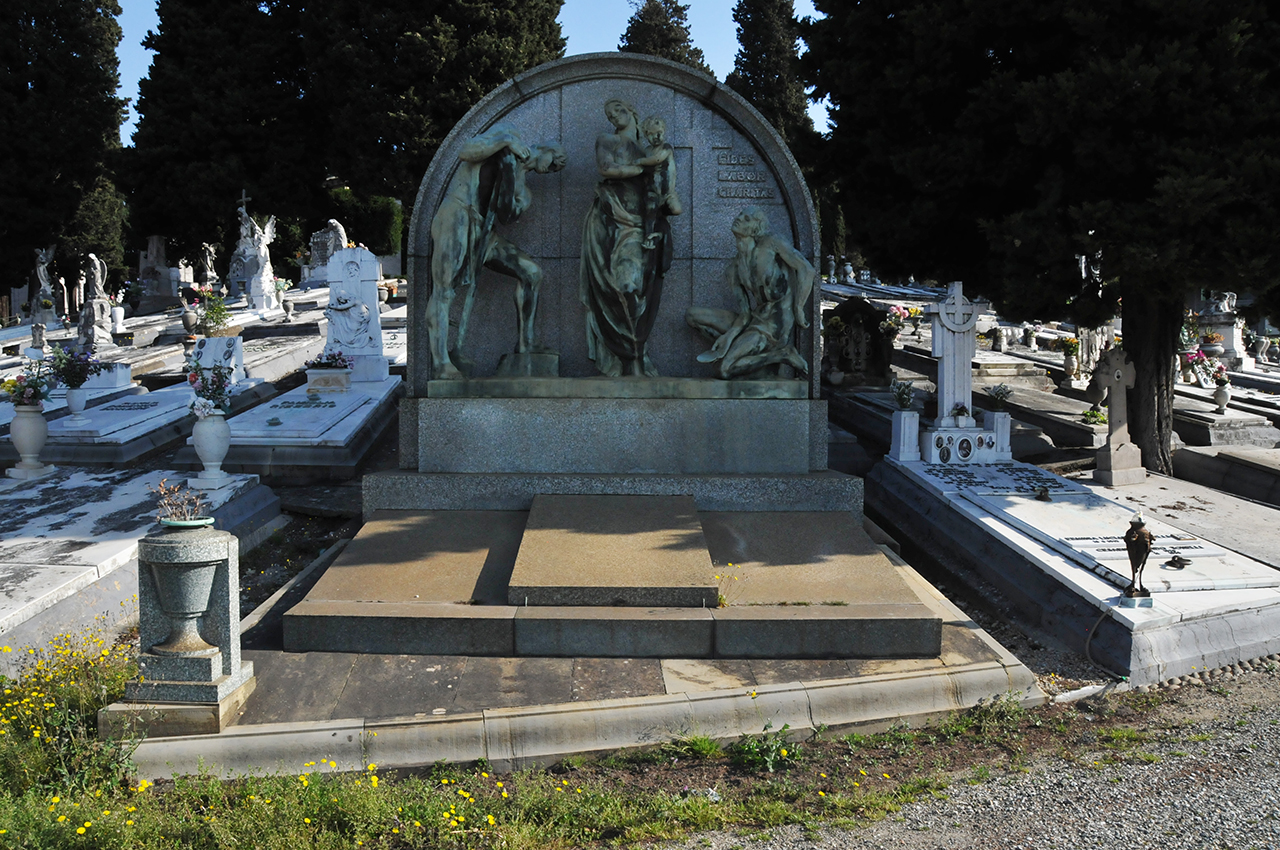Monumento funebre di Michele Rossi, Monumento funebre di Michele Rossi (monumento funebre, opera isolata) di Angiolo Del Santo (scuola) (secondo quarto sec. XX)