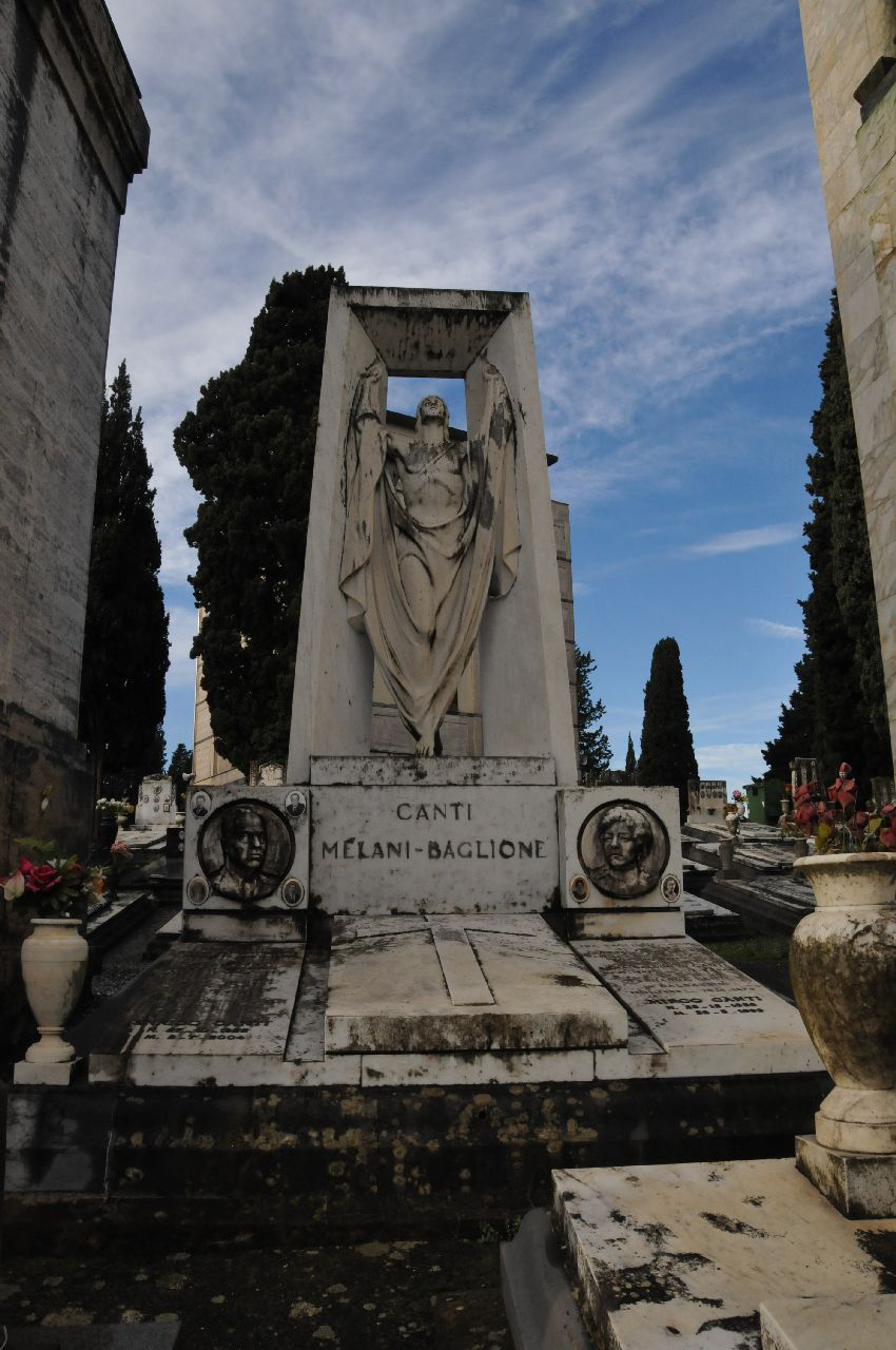 monumento funebre della famiglie Canti Melani Baglione, monumento funebre della famiglie Canti Melani Baglione (monumento funebre, opera isolata) di Angiolo Del Santo (scuola) (secondo quarto sec. XX)