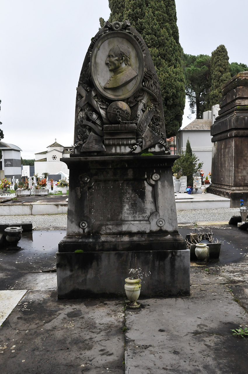 Cippo funerario di Bartolomeo Gessi, Cippo funerario di Bartolomeo Gessi (cippo funerario, opera isolata) - ambito ligure-toscano (ultimo quarto sec. XIX)