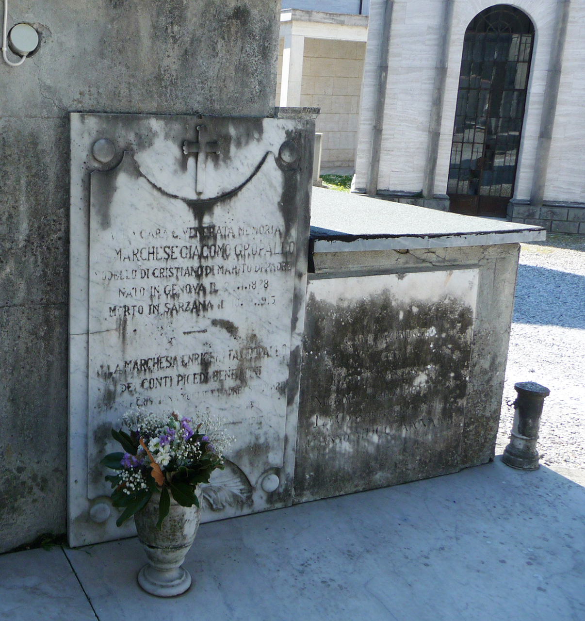Monumento funebre della famiglia Gropallo, Monumento funebre della famiglia Gropallo (monumento funebre, opera isolata) di Emilio Neri F (attribuito) (ultimo quarto sec. XIX)
