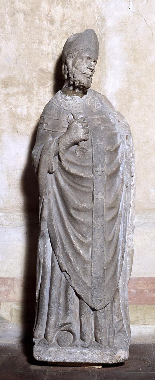 Santo vescovo (statua) di Giovanni di Balduccio detto Giovanni da Pisa (attribuito) (prima metà sec. XIV)