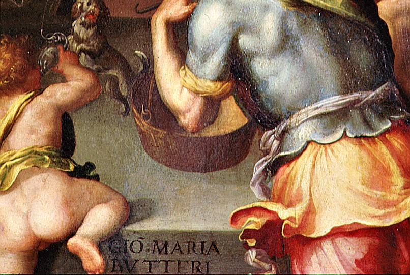 vetreria (dipinto) di Butteri Giovanni Maria (sec. XVI)