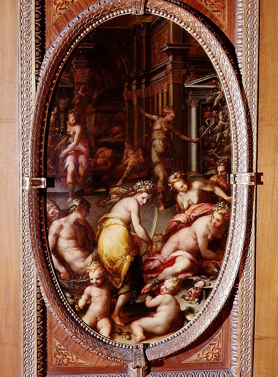 allegoria del sogno (dipinto) di Naldini Giovanni Battista (sec. XVI)