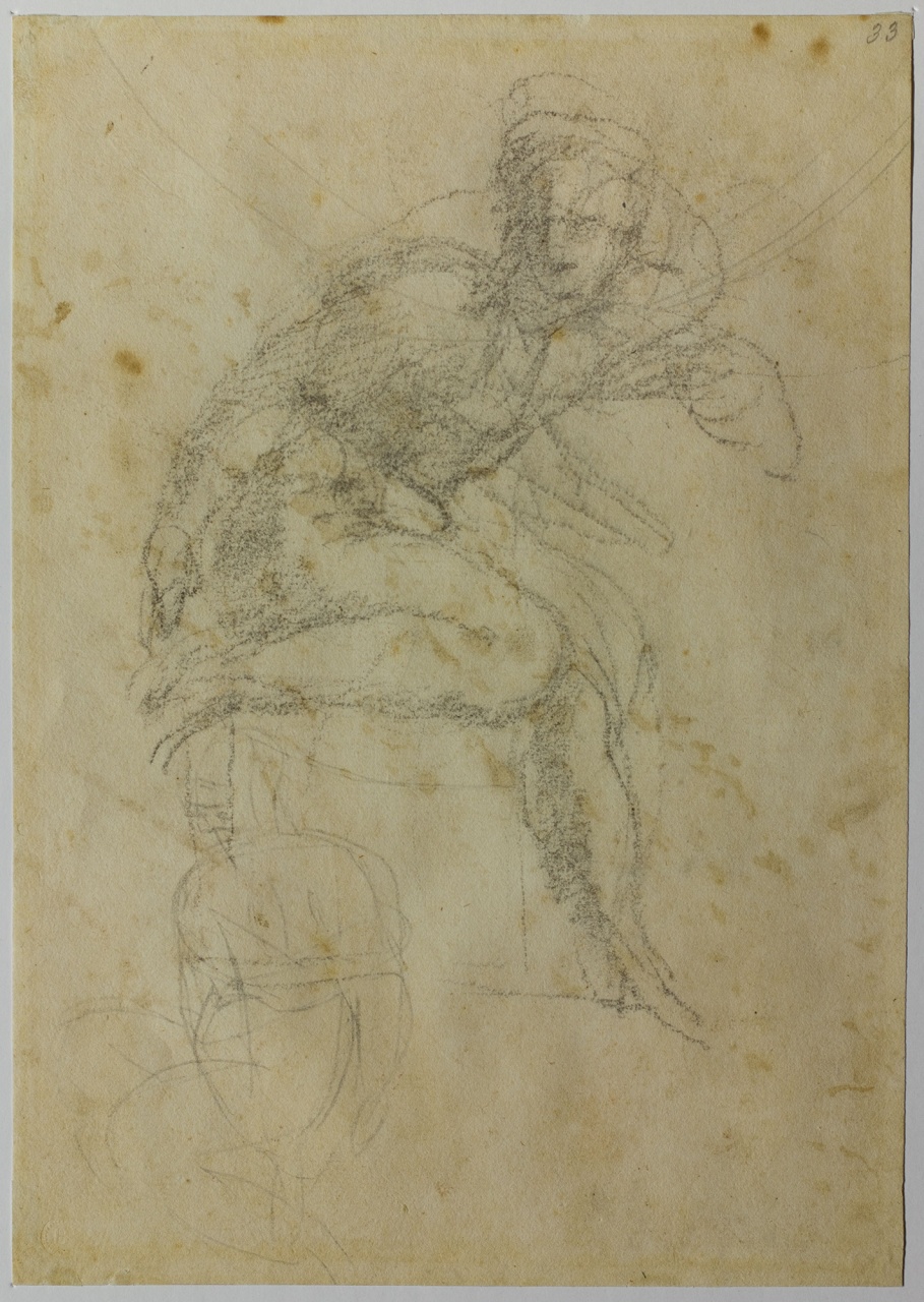 studio per nudi (disegno) di Buonarroti Michelangelo (sec. XVI)