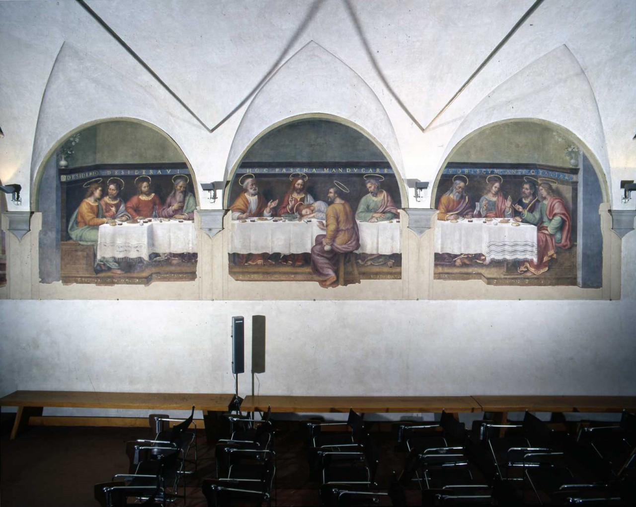 ultima cena (dipinto) di Francesco di Cristofano detto Franciabigio (sec. XVI)