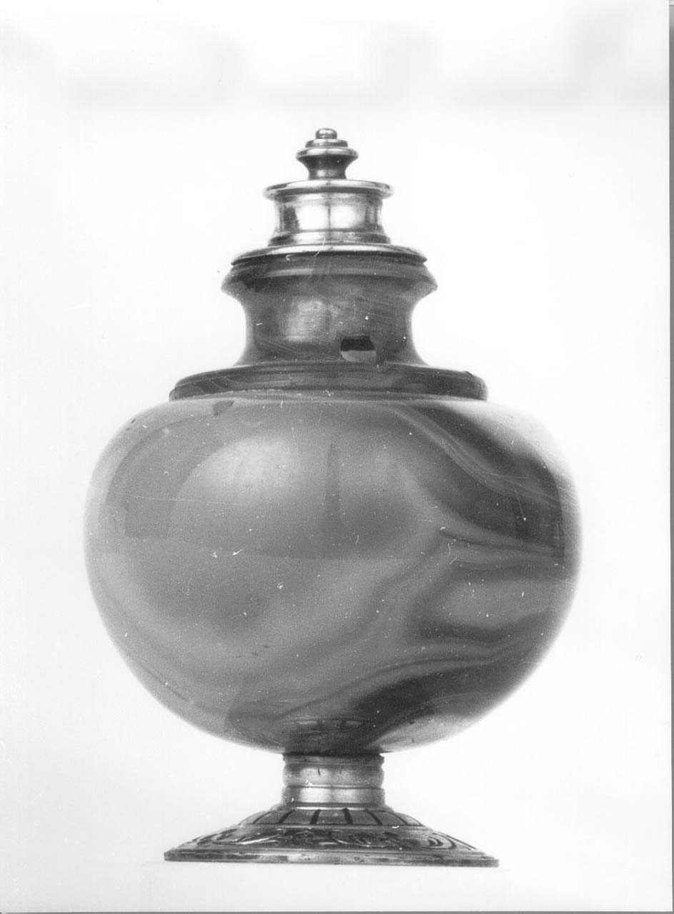 vasetto - bottega italiana (secc. XVI/ XVII)