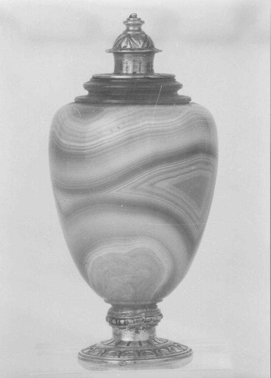 vasetto - bottega italiana (fine/ inizio secc. XVI/ XVII)