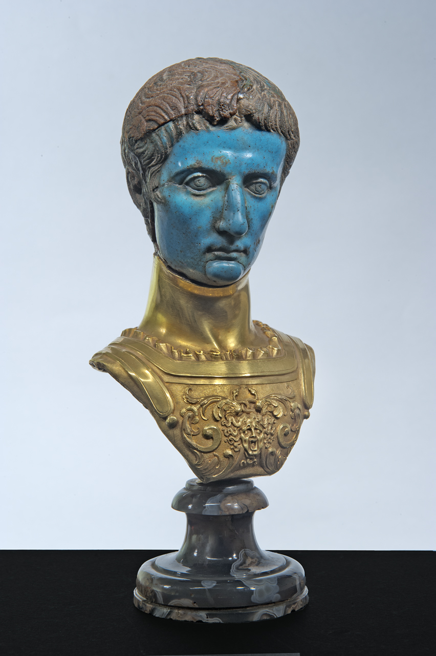 busto dell'imperatore Augusto (scultura) di Gentili Antonio detto Antonio da Faenza - arte romana (sec. I, sec. XVI)