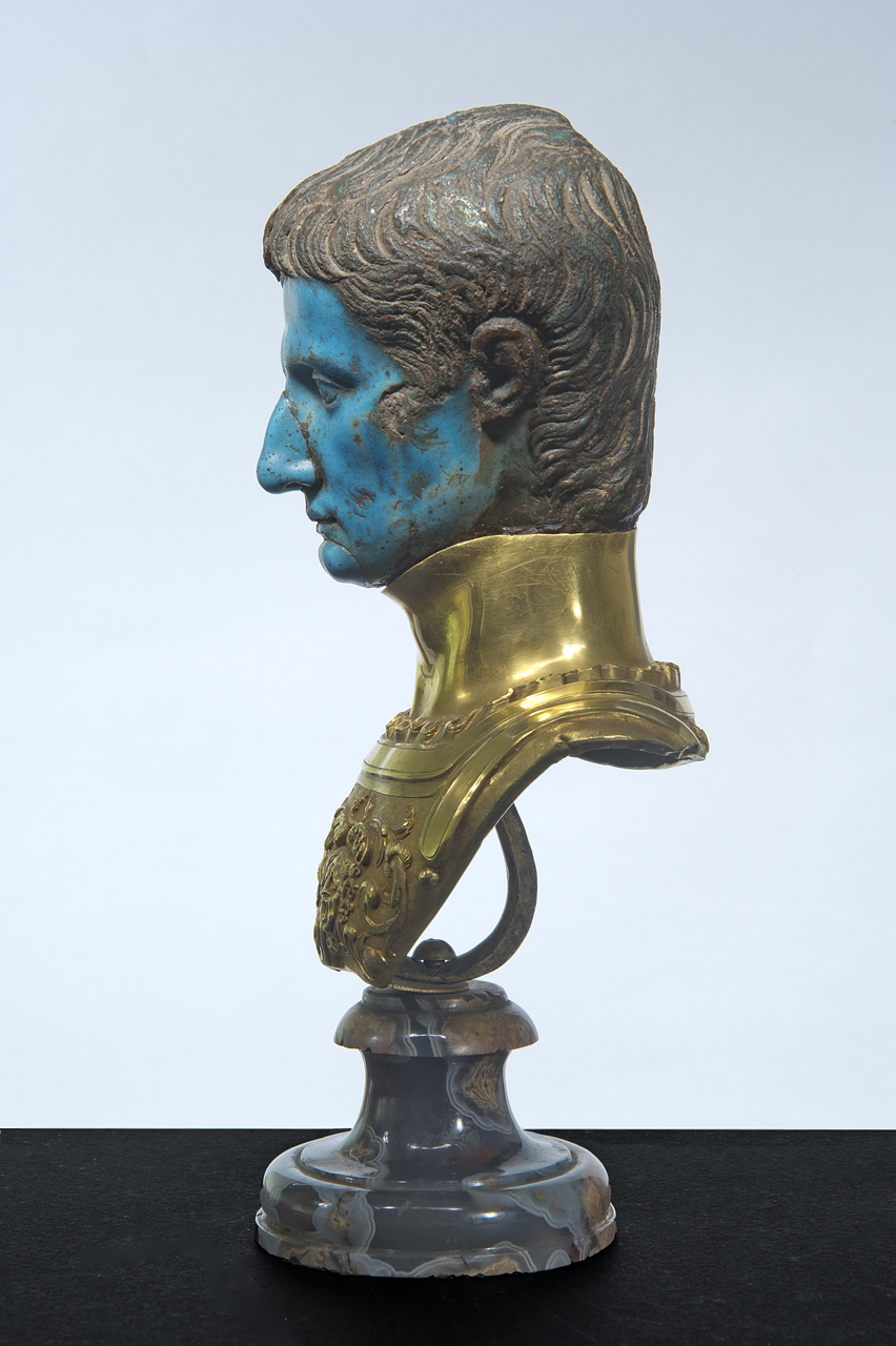 busto dell'imperatore Augusto (scultura) di Gentili Antonio detto Antonio da Faenza - arte romana (sec. I, sec. XVI)