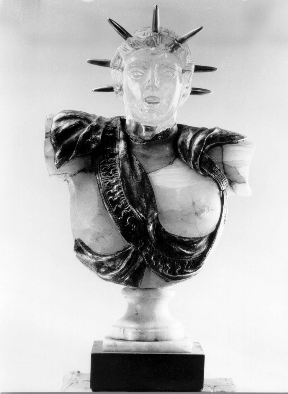 busto di Apollo (scultura) - bottega fiorentina, arte romana (sec. IV, sec. XVI)
