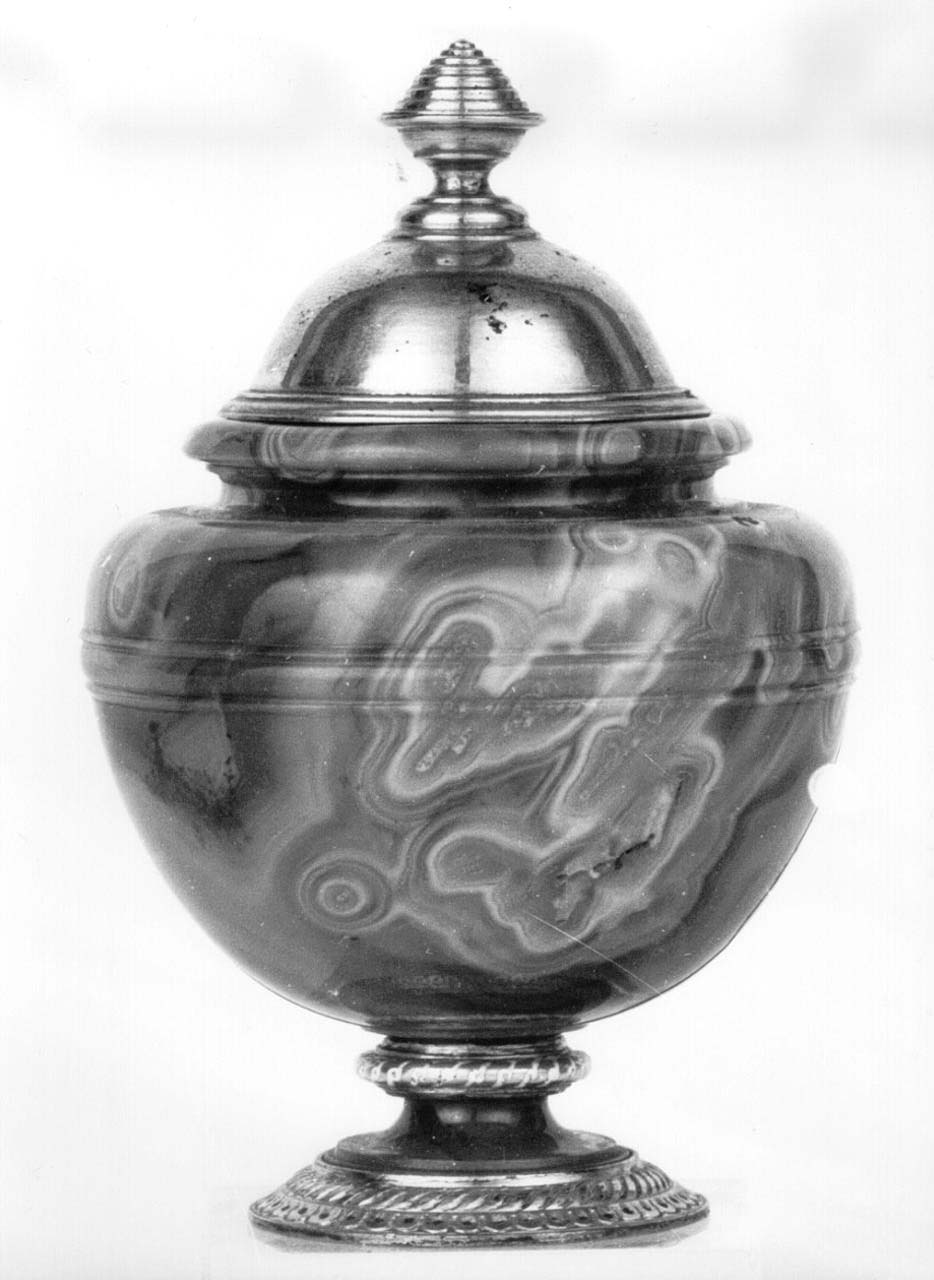 vasetto - bottega italiana (secc. XVI/ XVII)