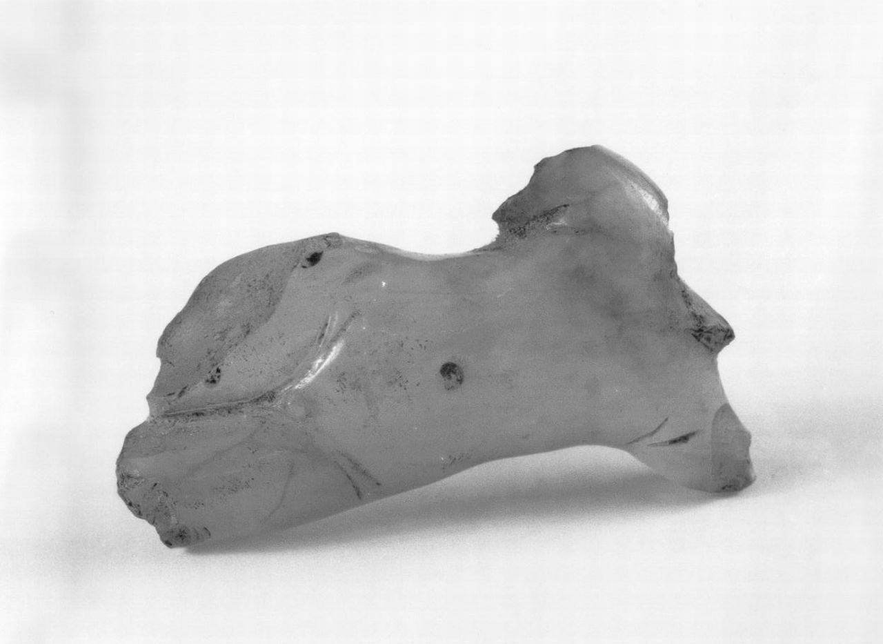 giovane nudo (statuetta, frammento) - arte romana (sec. I)