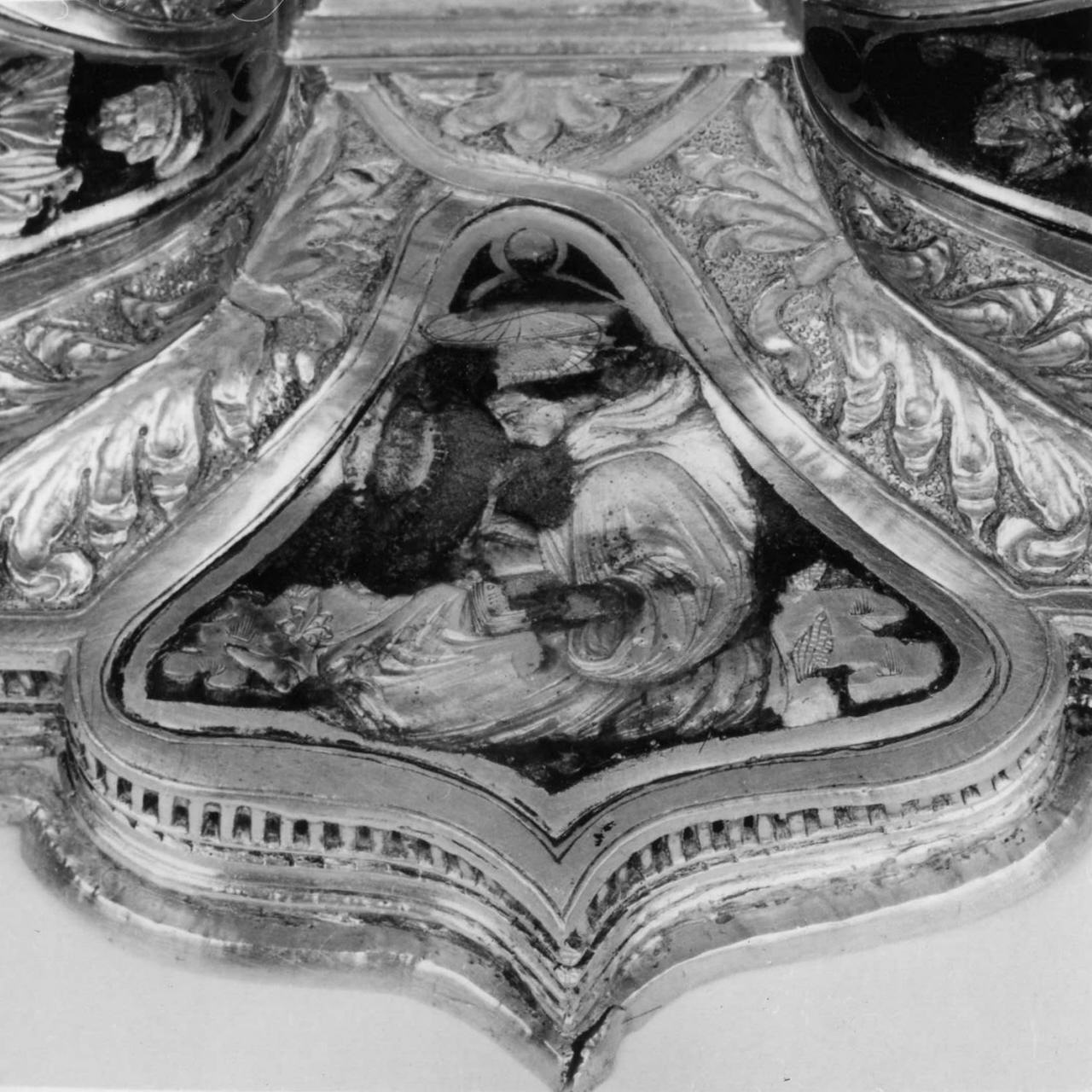reliquiario - a ostensorio - bottega fiorentina (sec. XV)