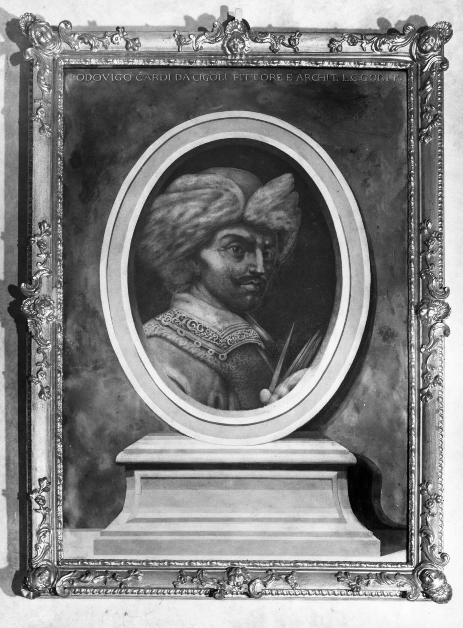 ritratto del Cigoli (dipinto) di Gori Lamberto Cristiano (sec. XVIII)