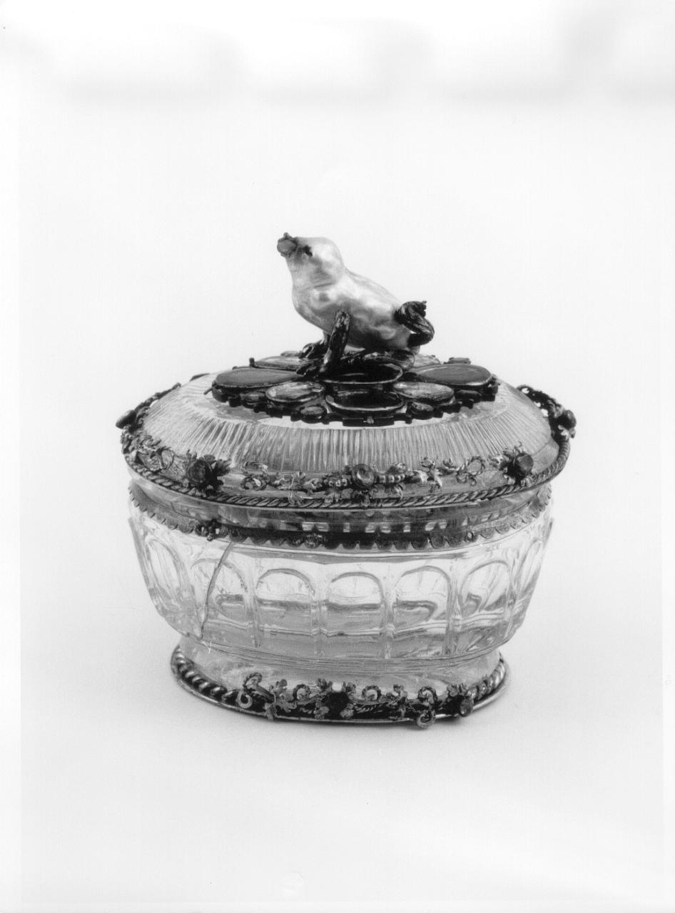 scatola - bottega italiana (inizio sec. XVIII)