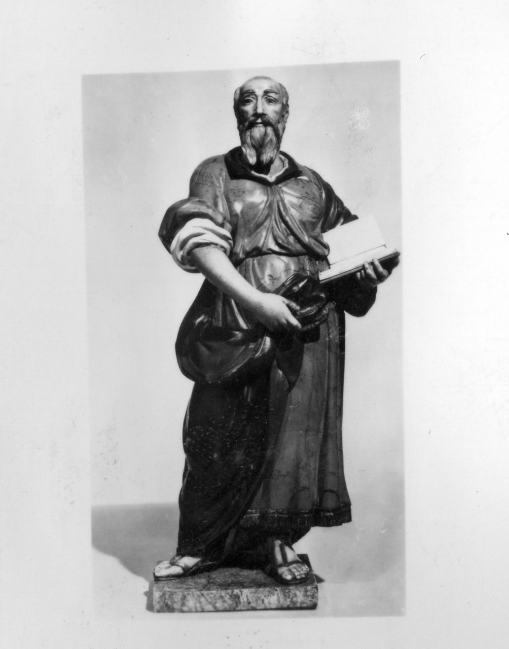 San Luca Evangelista (statuetta) di Mochi Orazio - bottega fiorentina (prima metà sec. XVII)