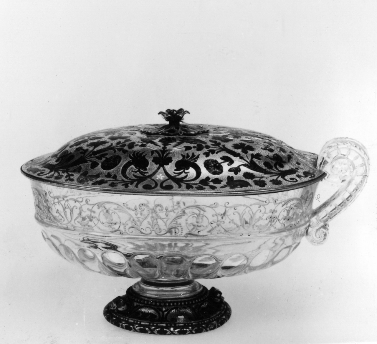 coppa - bottega francese, bottega milanese (seconda metà sec. XVI)