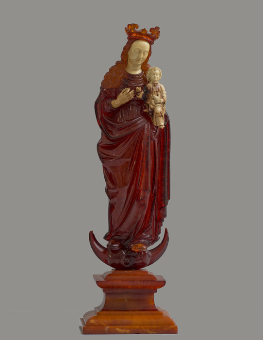 Madonna con Bambino (statuetta) - bottega tedesca (seconda metà sec. XVI)