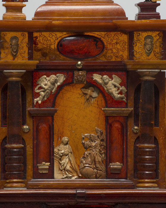 Madonna annunciata (rilievo) di Schreiber George (sec. XVII)