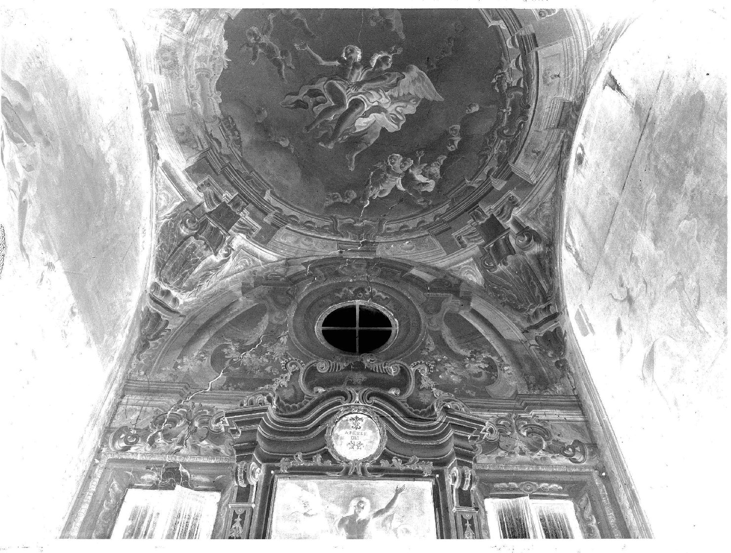 Architettura - Cappelle <Cappella dell'Angelo Custode> - Decorazioni (negativo) di anonimo (XX)