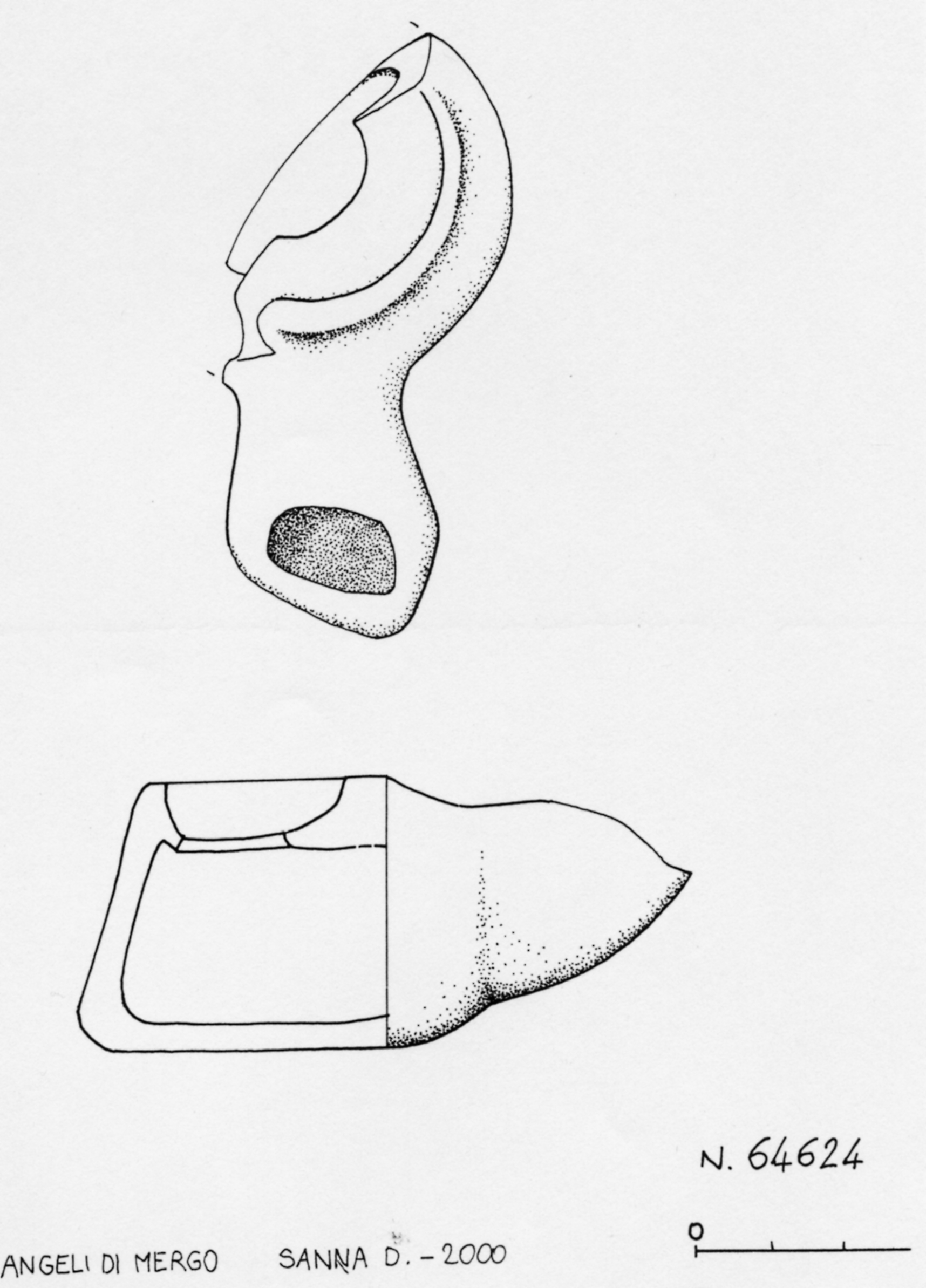 lucerna, tipo Umbro B (secc. II-I a.C)