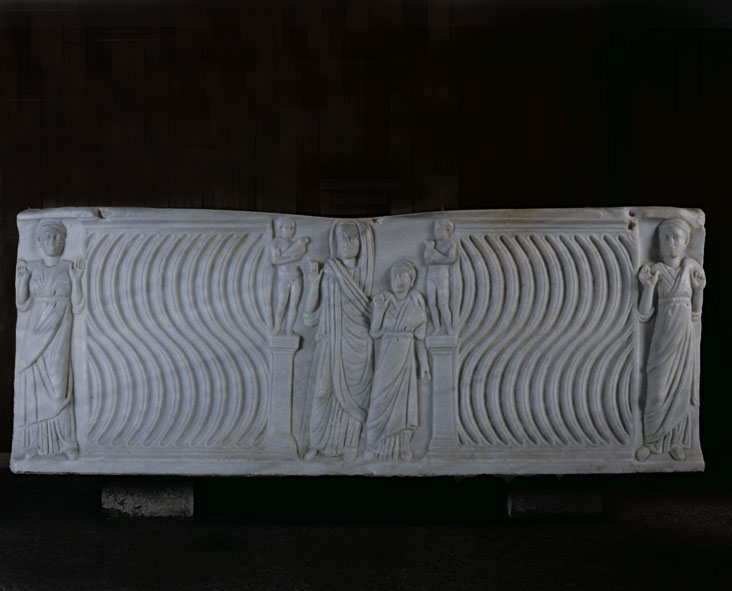 sarcofago strigilato, sarcofago delle oranti - età tardo imperiale (inizio sec. IV d.C)