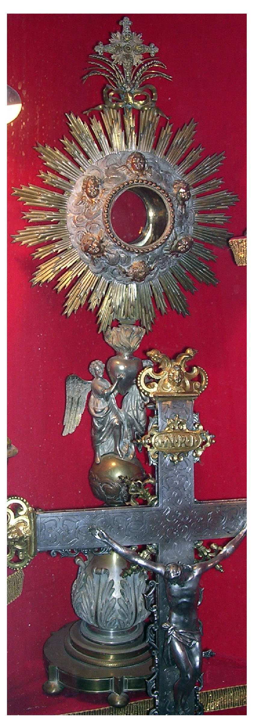 ostensorio - bottega napoletana (fine sec. XVIII)