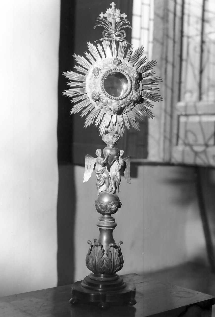 ostensorio - bottega Italia meridionale (fine sec. XIX)