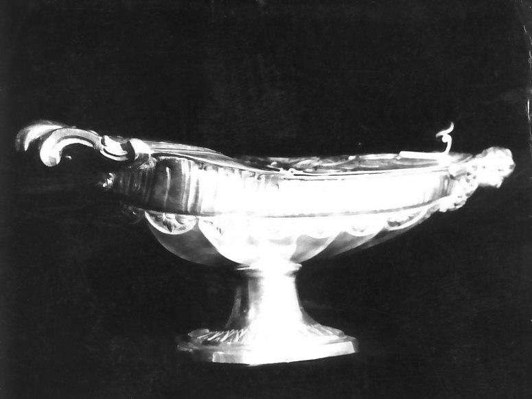 navicella portaincenso, opera isolata - bottega napoletana (sec. XVIII)