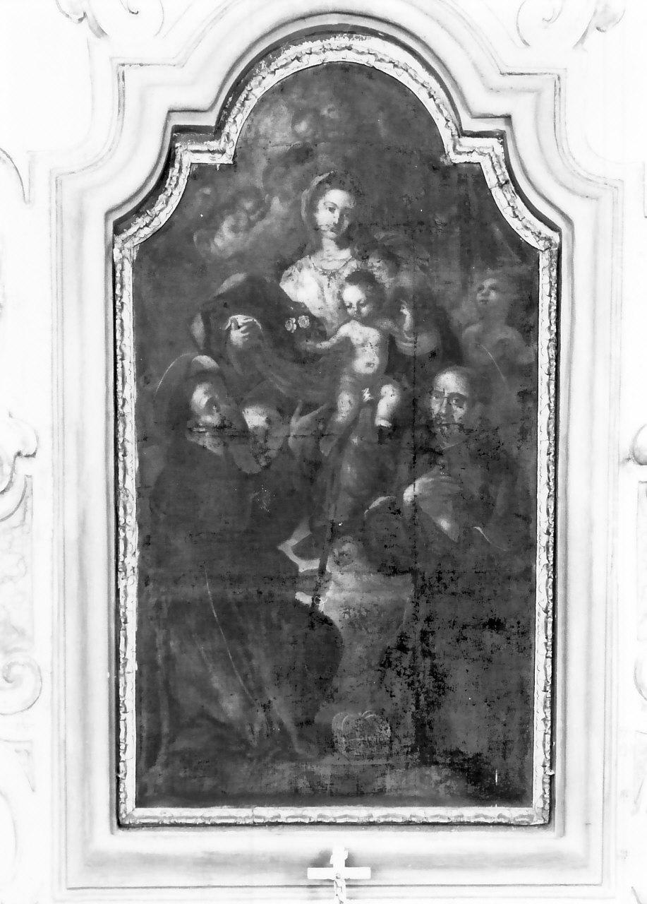 Madonna con Bambino e Santi (dipinto, opera isolata) - ambito calabrese (fine/ inizio secc. XVIII/ XIX)