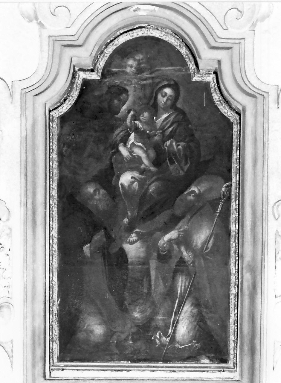 Madonna con Bambino e Santi (dipinto, opera isolata) - ambito calabrese (fine/ inizio secc. XVIII/ XIX)