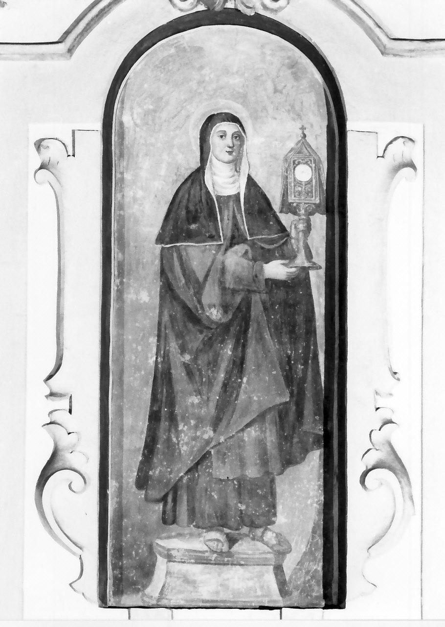 Santa Chiara (dipinto, opera isolata) - ambito calabrese (metà sec. XIX)