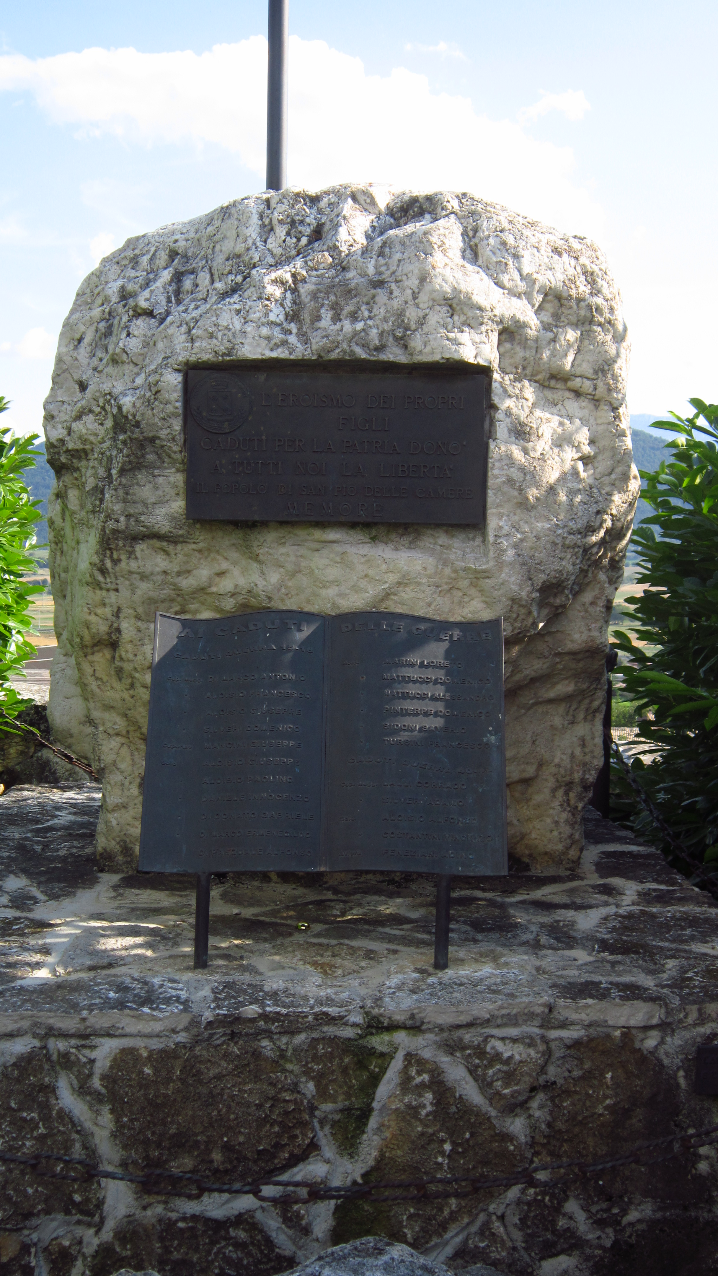 monumento ai caduti - a cippo - ambito abruzzese (XXI)