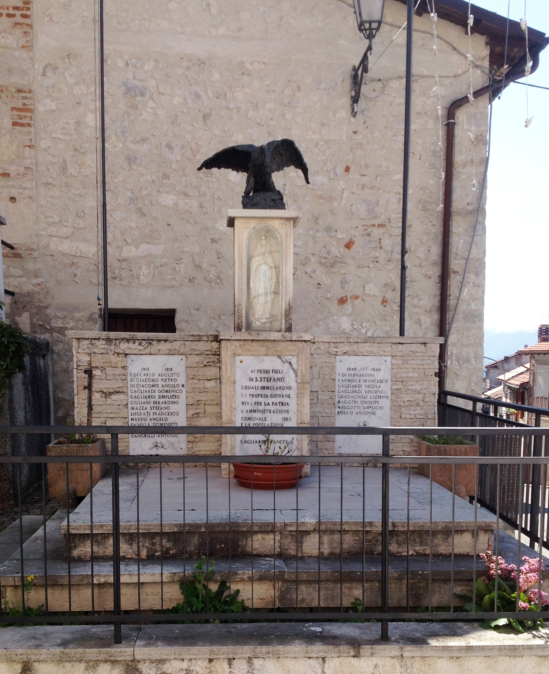Allegoria della Vittoria come aquila (monumento ai caduti) - ambito abruzzese (ultimo quarto XX)