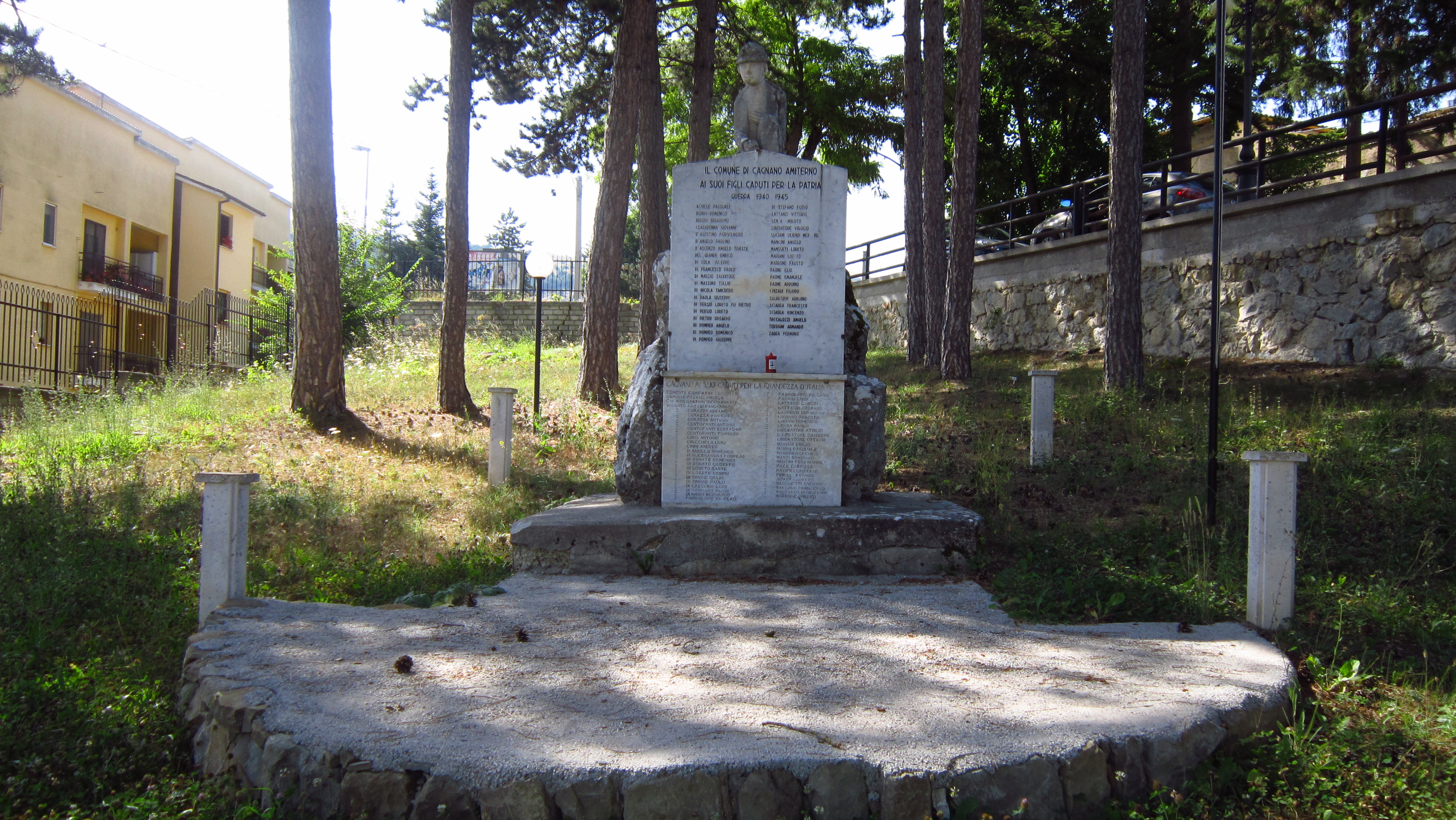 monumento ai caduti - a stele - ambito abruzzese (fine/ inizio XX/ XXI)