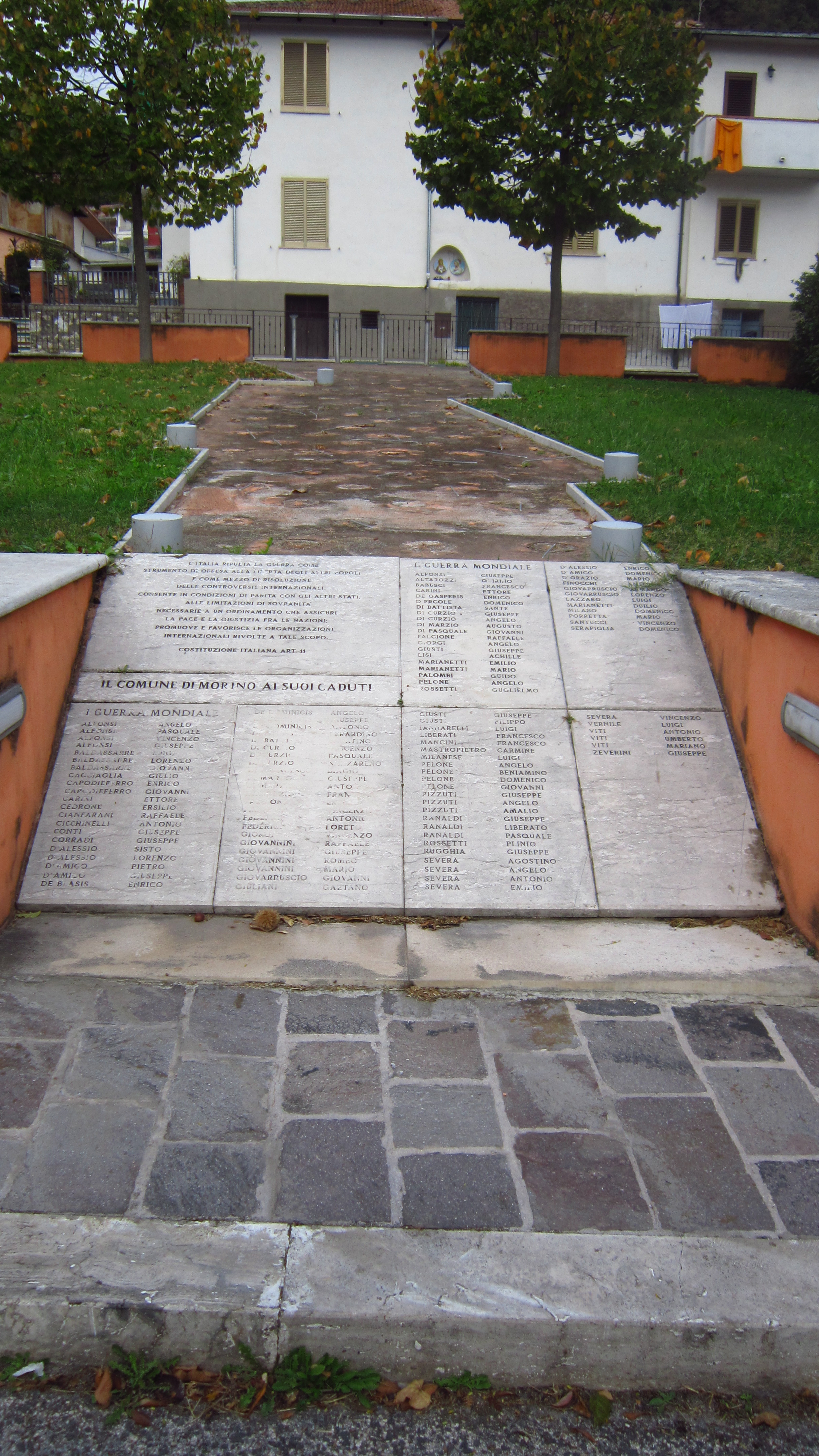 monumento ai caduti - a lapide - ambito abruzzese (seconda metà XX)