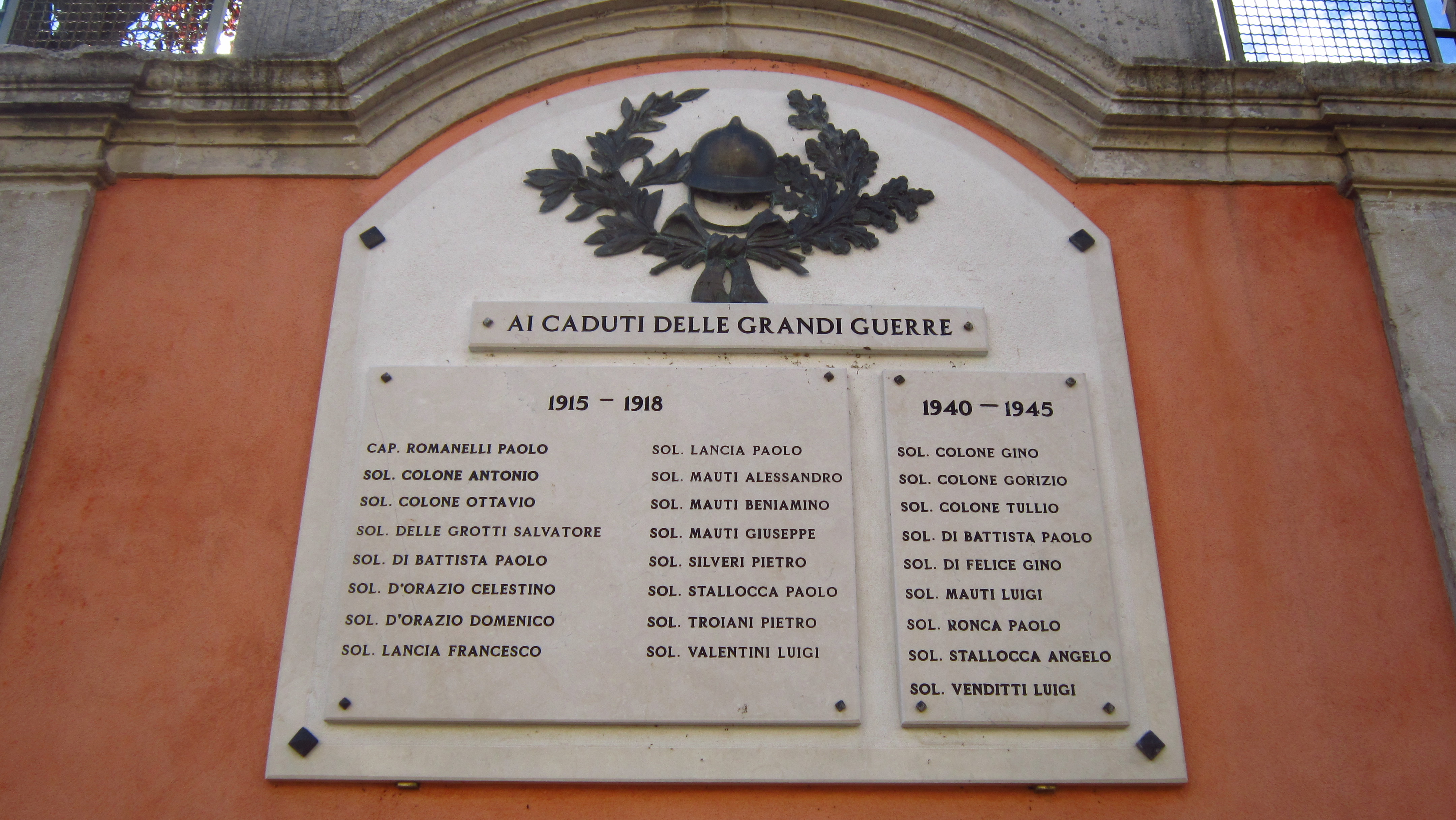 monumento ai caduti - a piramide - ambito abruzzese (XXI)