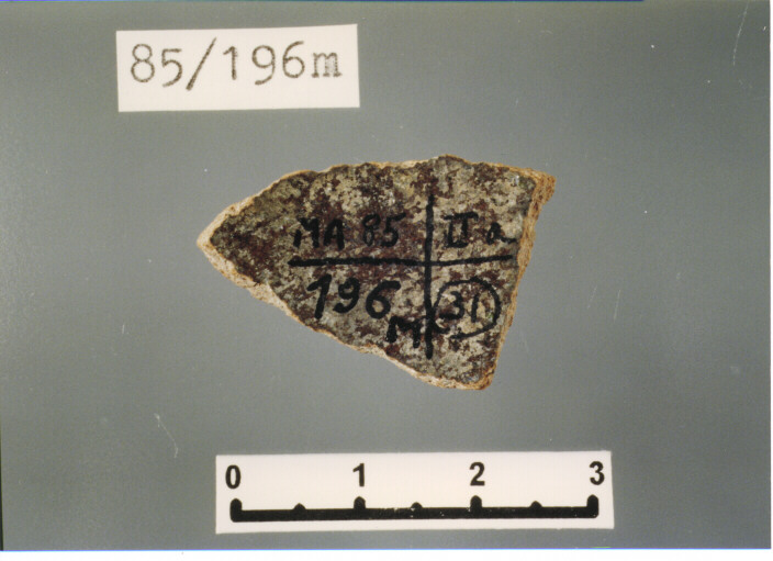 olla/ parete - PRODUZIONE ITALIA CENTRO SUD (SECC. XII/ XIII D.C)