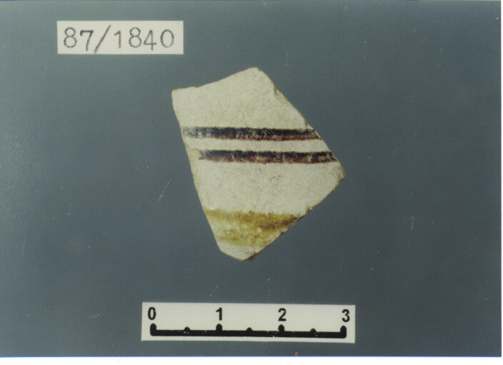 brocca/ parete - PRODUZIONE ITALIA CENTRO SUD (SECC. XII/ XIII D.C)