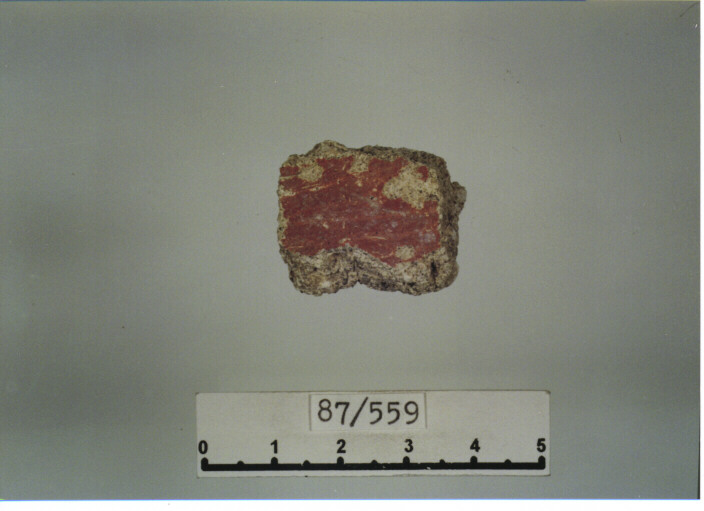 intonaco dipinto - SCUOLA CAMPANA (SECC. XI/ XII D.C)